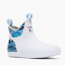 Xtratuf Women's 6in Ankle Deck Boot - White/Fishe Waters