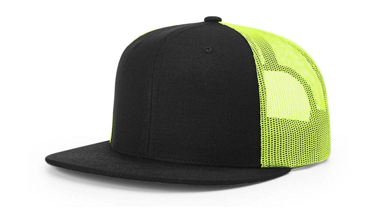 Richardson 511 Flatbill Hat Wool Blend Hi-Pro Trucker Adjustable Snapback - OSFM - Richardson - Ridge & River