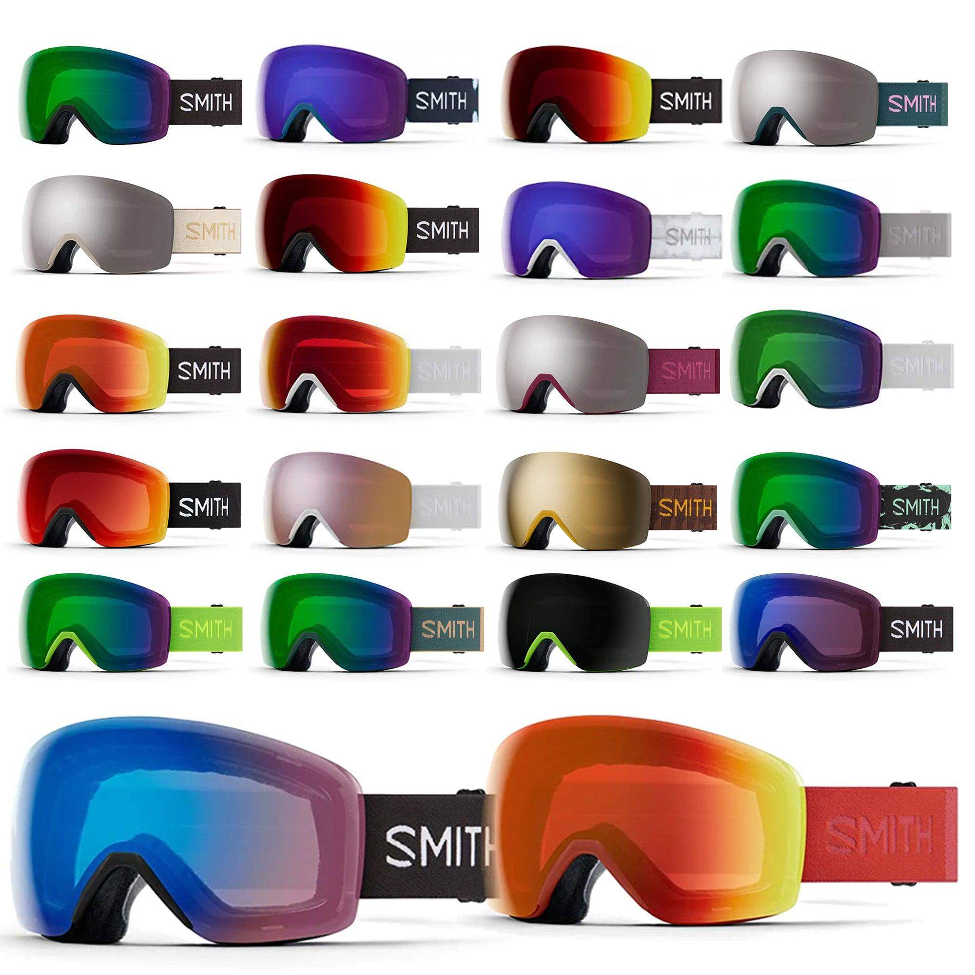 Smith Skyline Ski Goggles Ultra Wide View with Silicone Strap + Anti-Fog Snow Goggles - Smith - Ridge & River