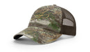 Richardson 111P Snapback Hat Garment Washed Printed Trucker Cap