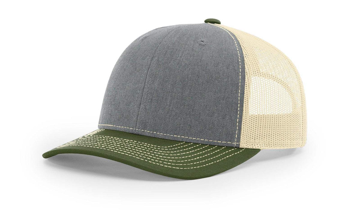 Richardson 112 Trucker Hat Ball Cap Meshback Hat Snapback Cap Trucker Cap - OSFM