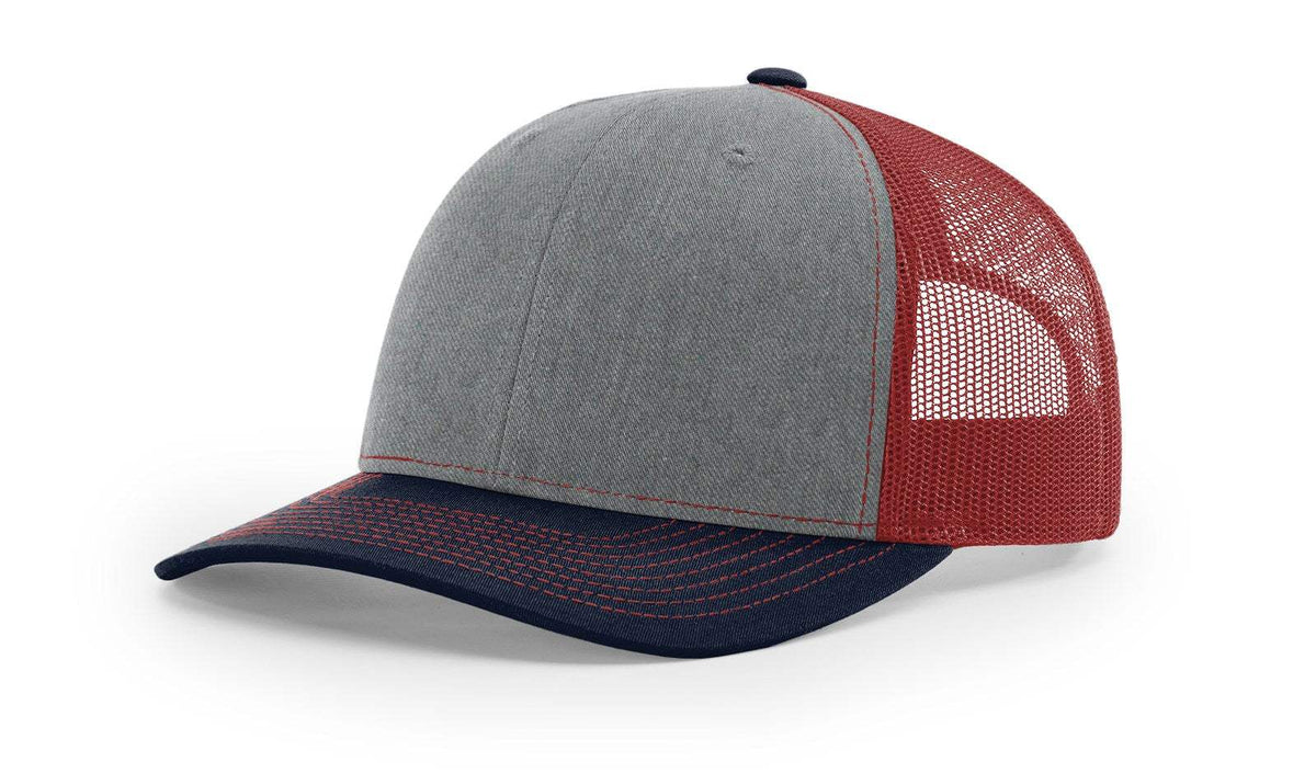 Richardson 112 Trucker Hat Ball Cap Meshback Hat Snapback Cap Trucker Cap - OSFM