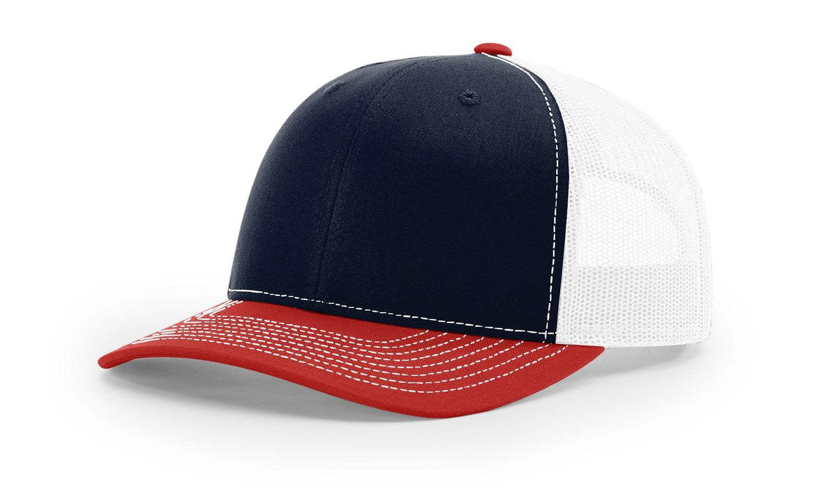 Richardson 112 Trucker Hat Ball Cap Meshback Hat Snapback Cap Trucker Cap - OSFM