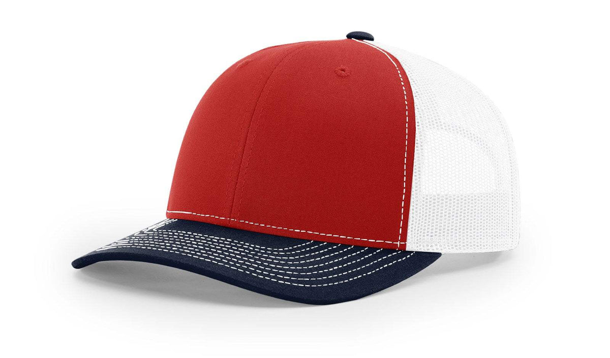 Richardson 112 Trucker Hat Ball Cap Meshback Hat Snapback Cap Trucker Cap - OSFM