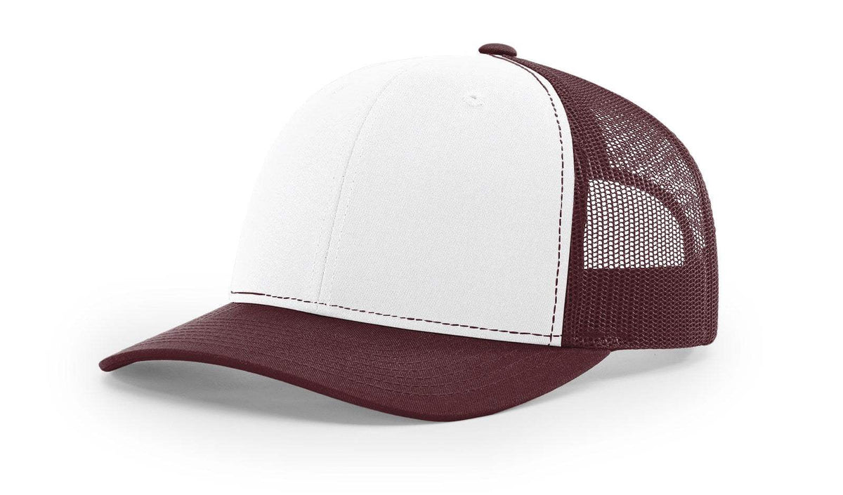 Richardson 112 Trucker Hat Ball Cap Meshback Hat Snapback Cap Trucker Cap - OSFM