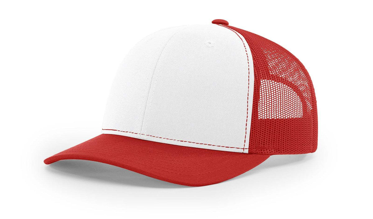 Richardson 112 Trucker Hat Ball Cap Meshback Hat Snapback Cap Trucker Cap - OSFM