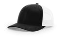 Richardson 115 Trucker Hat Low Profile Snapback 6 Panel Hat Trucker Cap MD/LG