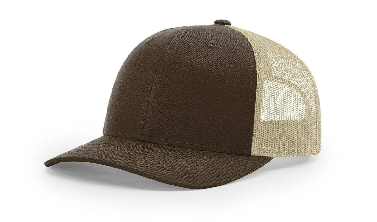 Richardson 115 Trucker Hat Low Profile Snapback 6 Panel Hat Trucker Cap MD/LG