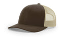 Richardson 115 Trucker Hat Low Profile Snapback 6 Panel Hat Trucker Cap MD/LG
