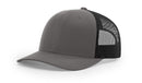 Richardson 115 Trucker Hat Low Profile Snapback 6 Panel Hat Trucker Cap MD/LG