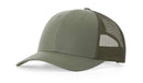 Richardson 115 Trucker Hat Low Profile Snapback 6 Panel Hat Trucker Cap MD/LG