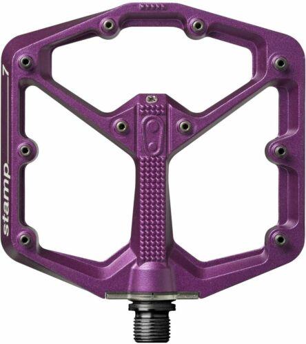 USED CrankBrothers Stamp-7 Bicycle Platform Pedal, Purple, Small - Crankbrothers - Ridge & River