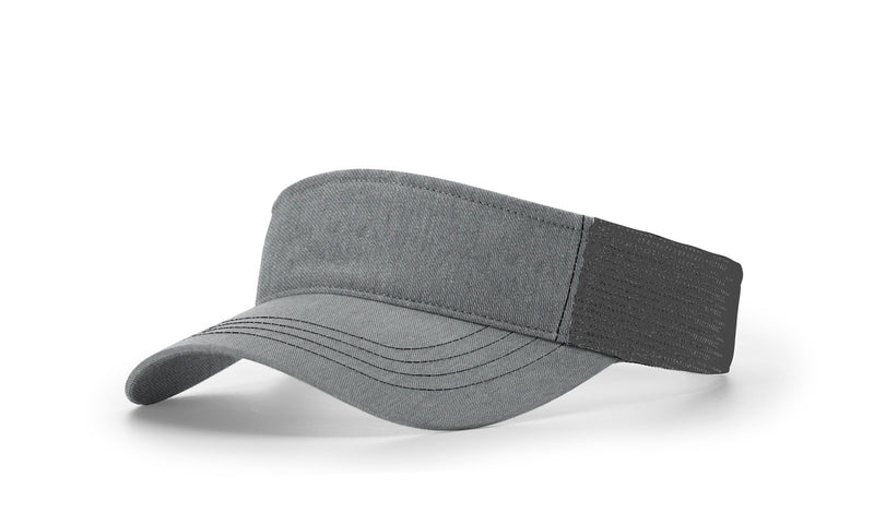 Richardson 712 Adjustable Trucker Visor 100% Polyester Mesh back