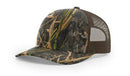 Richardson 112P Camo Trucker Hat Snapback Caps Camo Blaze Orange Realtree Mossy Oak Hats - Richardson - Ridge & River