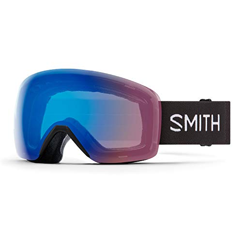 USED Smith Skyline Snow Goggles Black/ChromaPop Storm Rose Flash