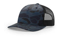 Richardson 112P Camo Trucker Hat Snapback Caps Camo Blaze Orange Realtree Mossy Oak Hats - Richardson - Ridge & River