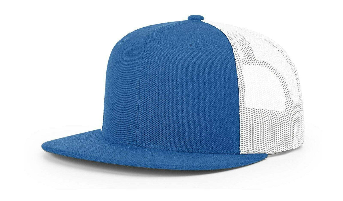Richardson 511 Flatbill Hat Wool Blend Hi-Pro Trucker Adjustable Snapback - OSFM - Richardson - Ridge & River