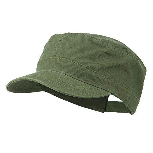 OTTO Military Cap Army Hat Garment Washed Cadet Cap - OSFM - OTTO 109 - OTTO - Ridge & River