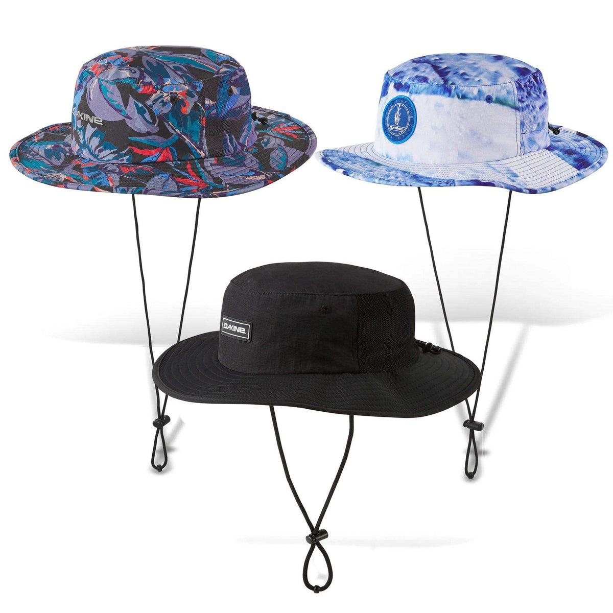 Dakine No Zone Surf Hat Lace Closure W/ Elastic Cinch Adjustable Chin Strap - Dakine - Ridge & River