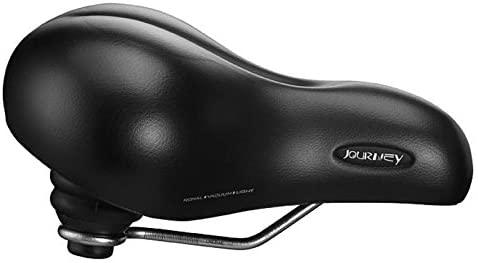 Selle Royal Gel Classic Journey Bicycle Saddle w/ Water Resistant Protection, Black - Selle Royal - Ridge & River
