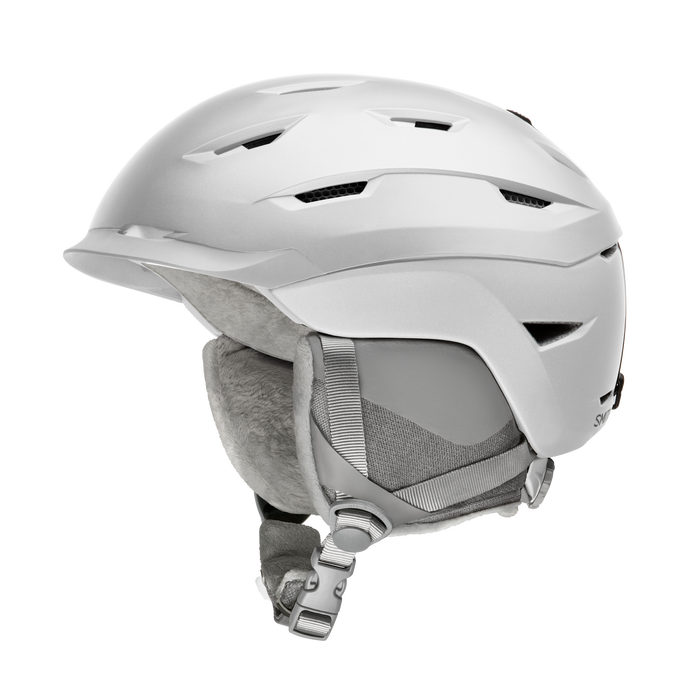 USED Smith Women's Liberty MIPS Snow Helmet Matte Satin White S