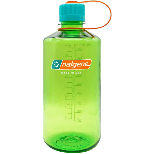 Nalgene Narrow Mouth 32oz Tritan Plastic Water Bottle, 32 Ounce