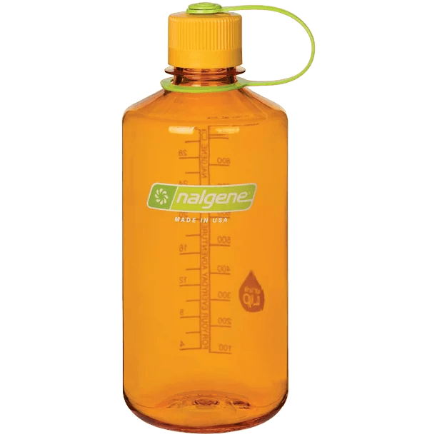 Nalgene Narrow Mouth 32oz Tritan Plastic Water Bottle, 32 Ounce