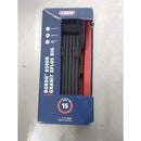 USED ABUS Bordo Granit X-Plus 6500/110 High Security Folding Key Lock, Black - Abus - Ridge & River