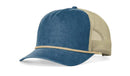 Richardson 939 Bachelor 5-Panel Corduroy Rope Adjustable Snapback Closure Hat - Richardson - Ridge & River