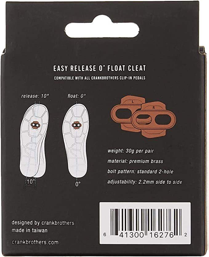 Pedal Cleat Standard Release With 6 Degree Float - Gold Version For Clip-in Bike Pedals