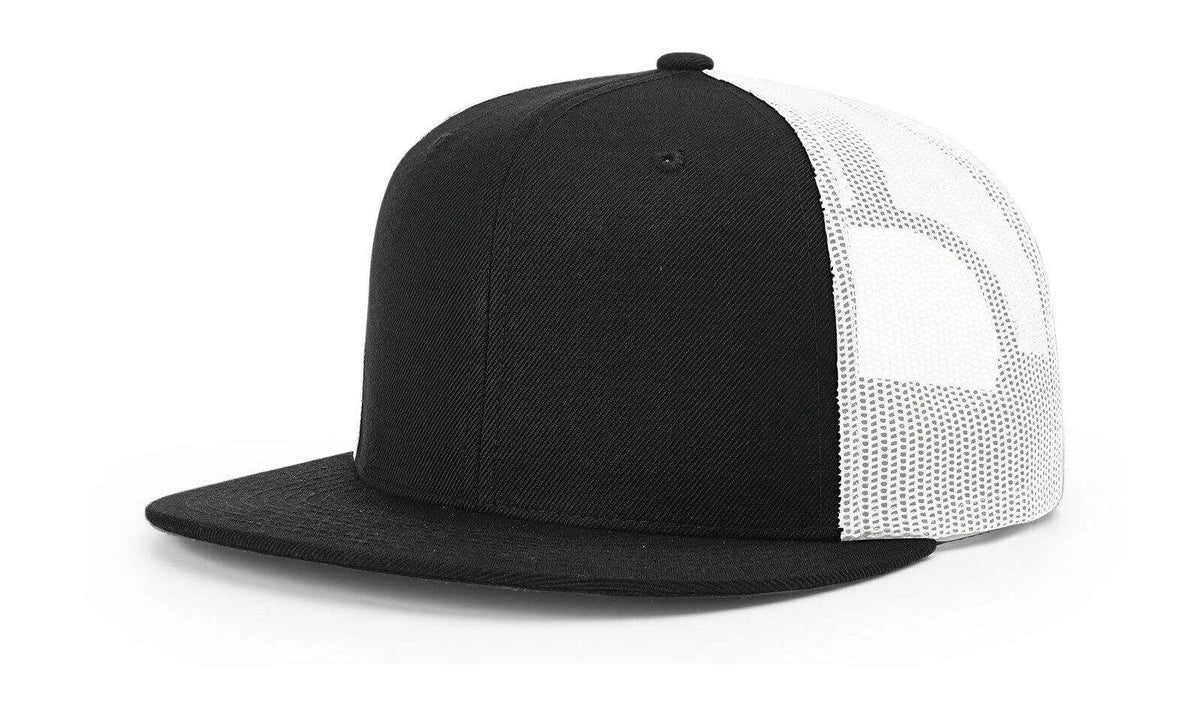 Richardson 511 Flatbill Hat Wool Blend Hi-Pro Trucker Adjustable Snapback - OSFM - Richardson - Ridge & River