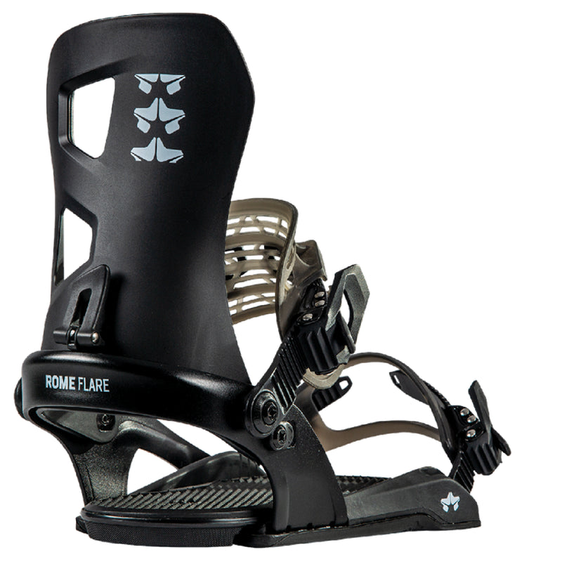 Rome Flare Smooth Flexing Snowboard Bindings