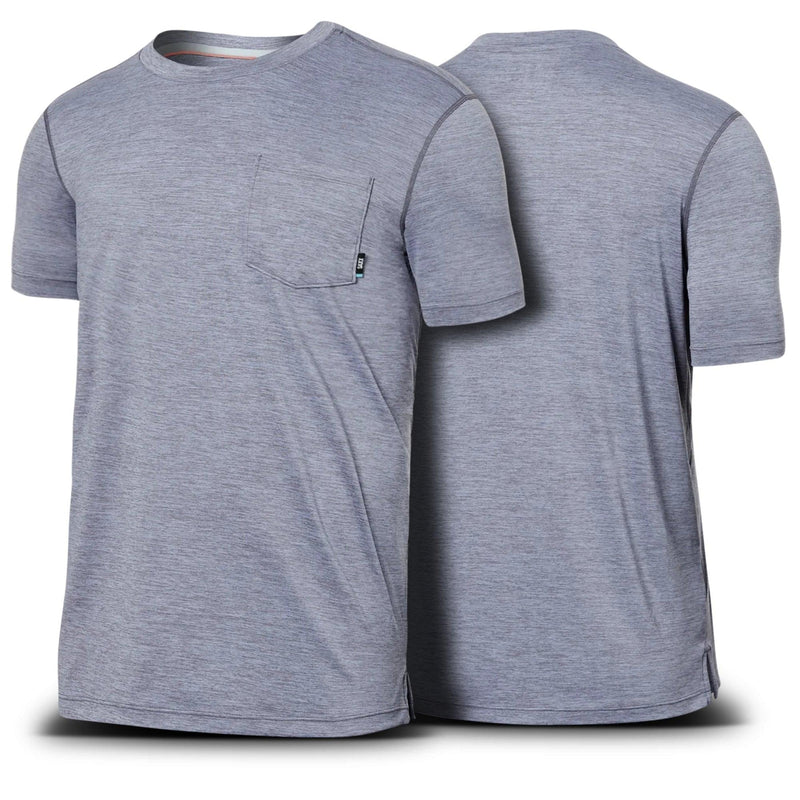 SAXX Droptemp Men's All Day Cooling Short Sleeve Pocket Tee UPF 50 Sun Shirt - Saxx - Ridge & River