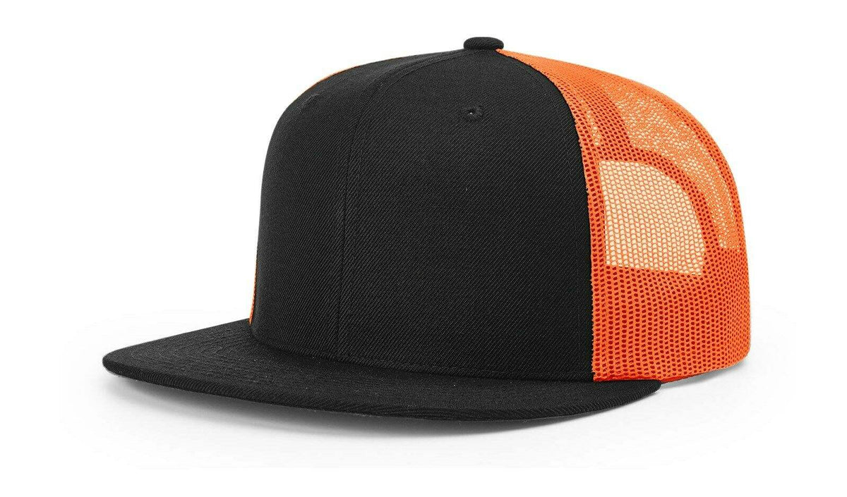 Richardson 511 Flatbill Hat Wool Blend Hi-Pro Trucker Adjustable Snapback - OSFM - Richardson - Ridge & River