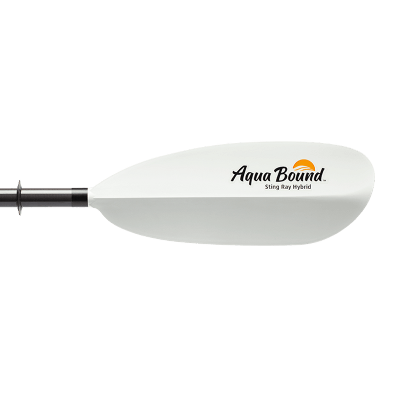 Aquabound Sting Ray Hybrid 2pc Versa-Lok Kayak Paddle White 220-235 - Aquabound - Ridge & River