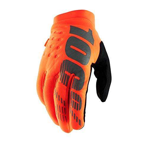 100% Brisker Cold Weather Gloves Dual-layer Insulated Softshell TPR Wrist closure system for Mountain Bike Motocross Riding Snowmobile - 100% - Ridge & River
