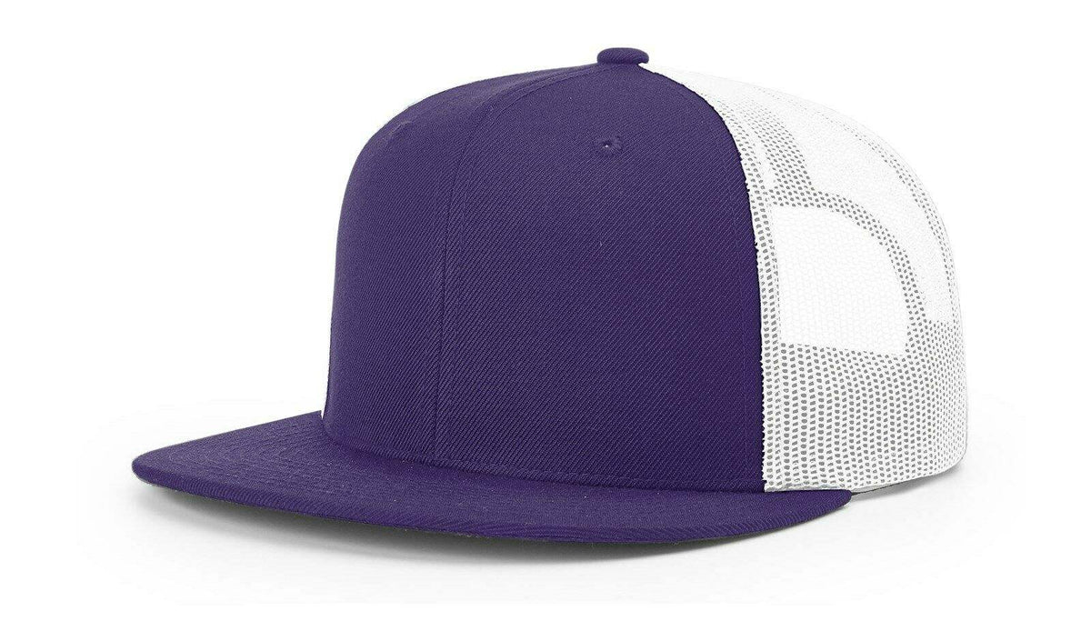 Richardson 511 Flatbill Hat Wool Blend Hi-Pro Trucker Adjustable Snapback - OSFM - Richardson - Ridge & River