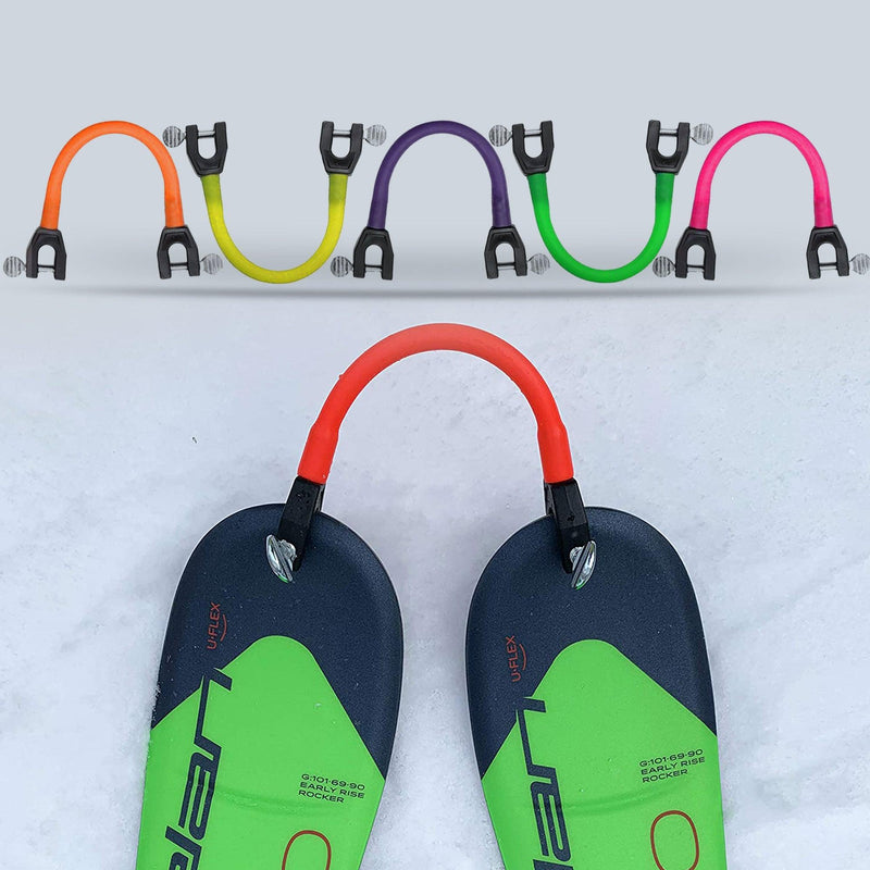 Edgie Wedgie® - The Original Kids Ski Tip Connector (Green), Skis -   Canada