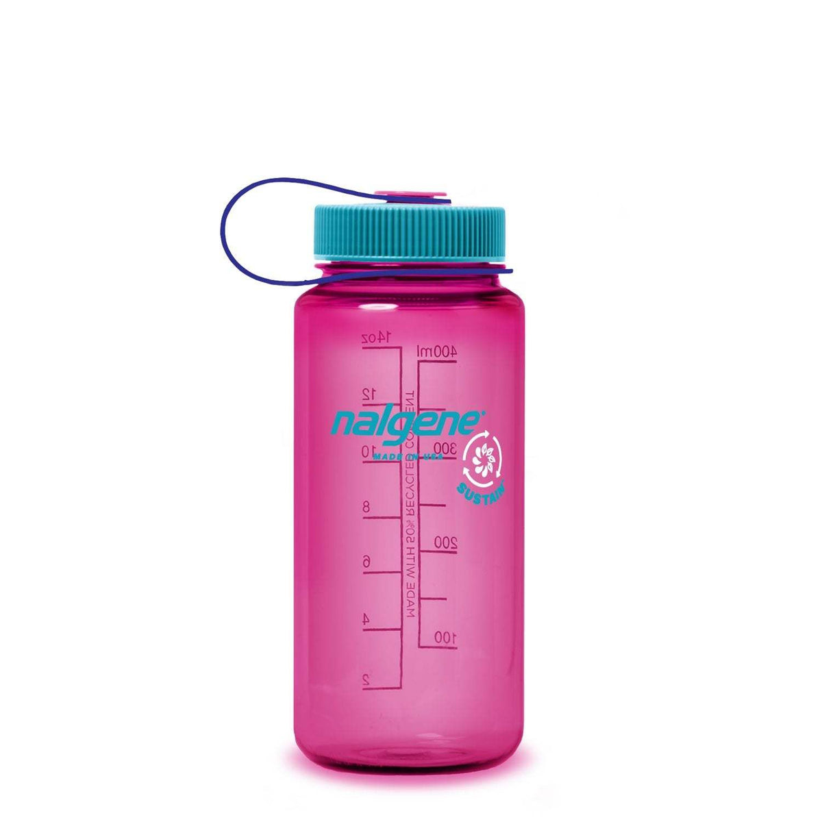 Nalgene Sustain Tritan Wide Mouth Plastic Water Bottle, 16oz