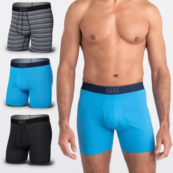 SAXX Quest Quick Dry Mesh Boxer Brief w/ The BallPark Pouch - Saxx - Ridge & River