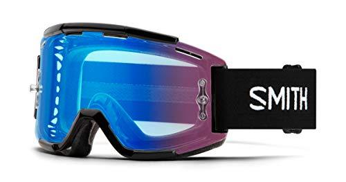 Used Smith Optics Squad MTB Off Road Goggles (Black/Chromapop Contrast Rose Flash/Clear Anti Fog, One Size) - Smith - Ridge & River