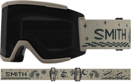 USED Smith I/O MAG XL Asia Fit Snow Goggle - Limestone Vibes | ChromaPop Sun Black + Extra Lens