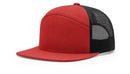Richardson 168 Hat 7-Panel Trucker Cap Hi-Pro Adjustable Snapback - OSFM - Richardson - Ridge & River
