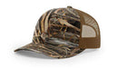 Richardson 112P Camo Trucker Hat Snapback Caps Camo Blaze Orange Realtree Mossy Oak Hats - Richardson - Ridge & River