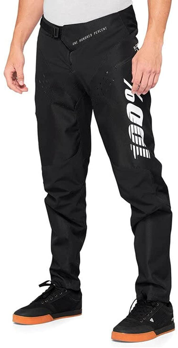 100% R-Core Men's Stretchable Woven Mountain Bike Pants, Black - 100% - Ridge & River