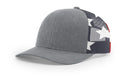Richardson 112PM Printed Mesh Trucker Cap Hat Adjustable Snapback Closure American Flag Hat - Richardson - Ridge & River