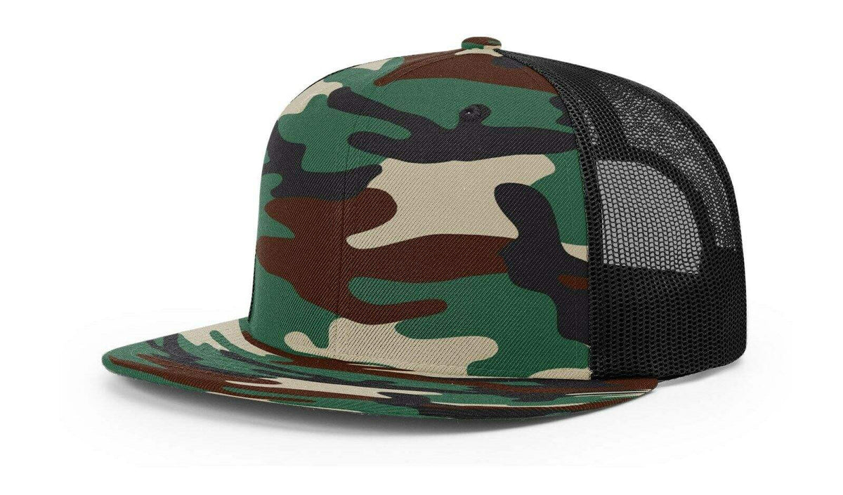 Richardson 511 Flatbill Hat Wool Blend Hi-Pro Trucker Adjustable Snapback - OSFM - Richardson - Ridge & River