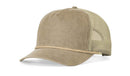 Richardson 939 Bachelor 5-Panel Corduroy Rope Adjustable Snapback Closure Hat - Richardson - Ridge & River