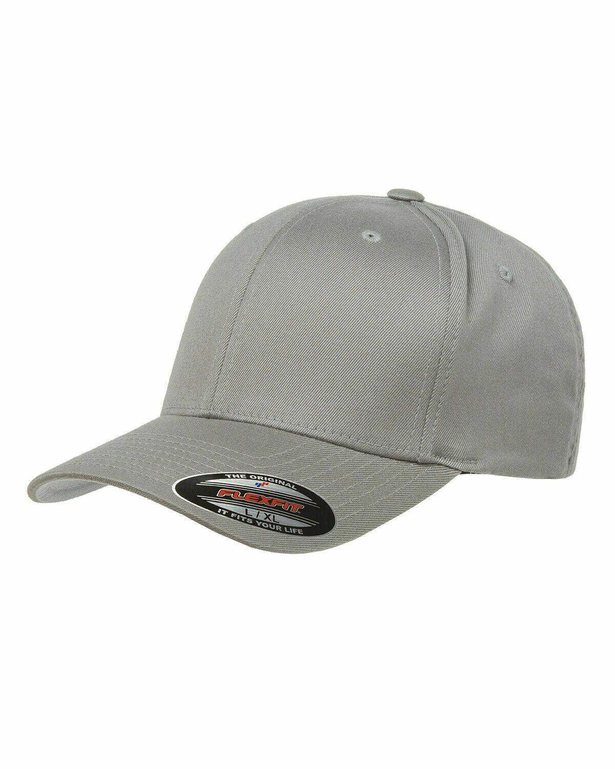 Flexfit Hat 6-Panel Original Fitted Baseball Cap Hat Model 6277, S/M, L/XL, XXL - FlexFit - Ridge & River