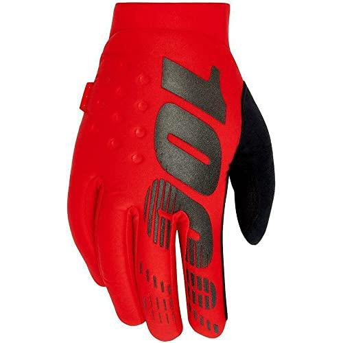 100% Brisker Cold Weather Gloves Dual-layer Insulated Softshell TPR Wrist closure system for Mountain Bike Motocross Riding Snowmobile - 100% - Ridge & River